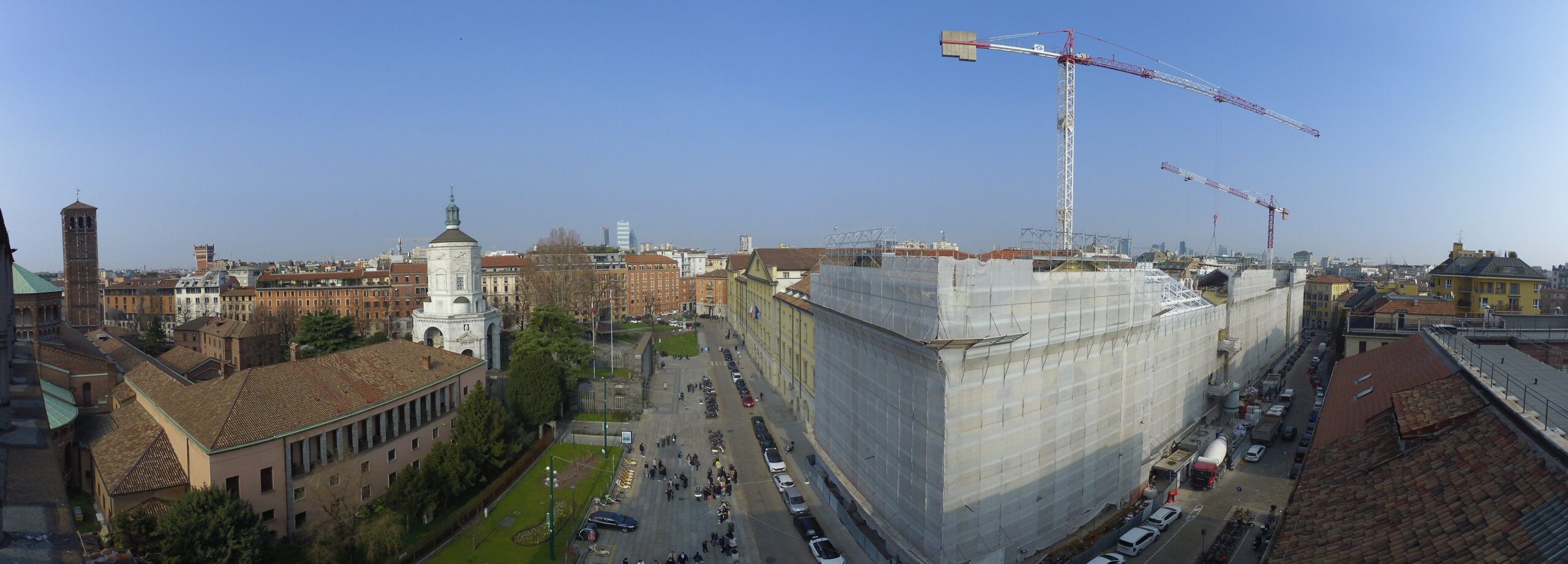 Prima foto webcam Università Cattolica Milano Lombardia