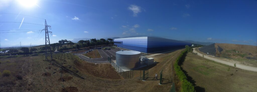 Webcam TLAPSE Capannone logistico Colleferro EST