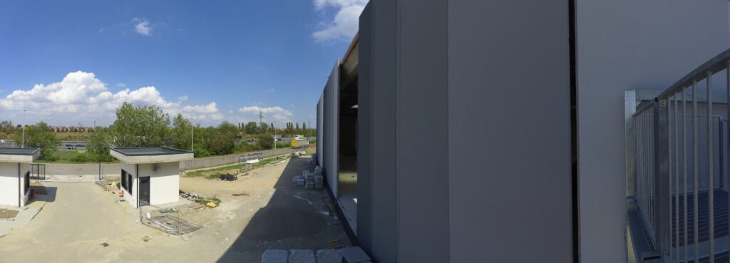 Webcam TLAPSE Centro logistico a Buccinasco esterna