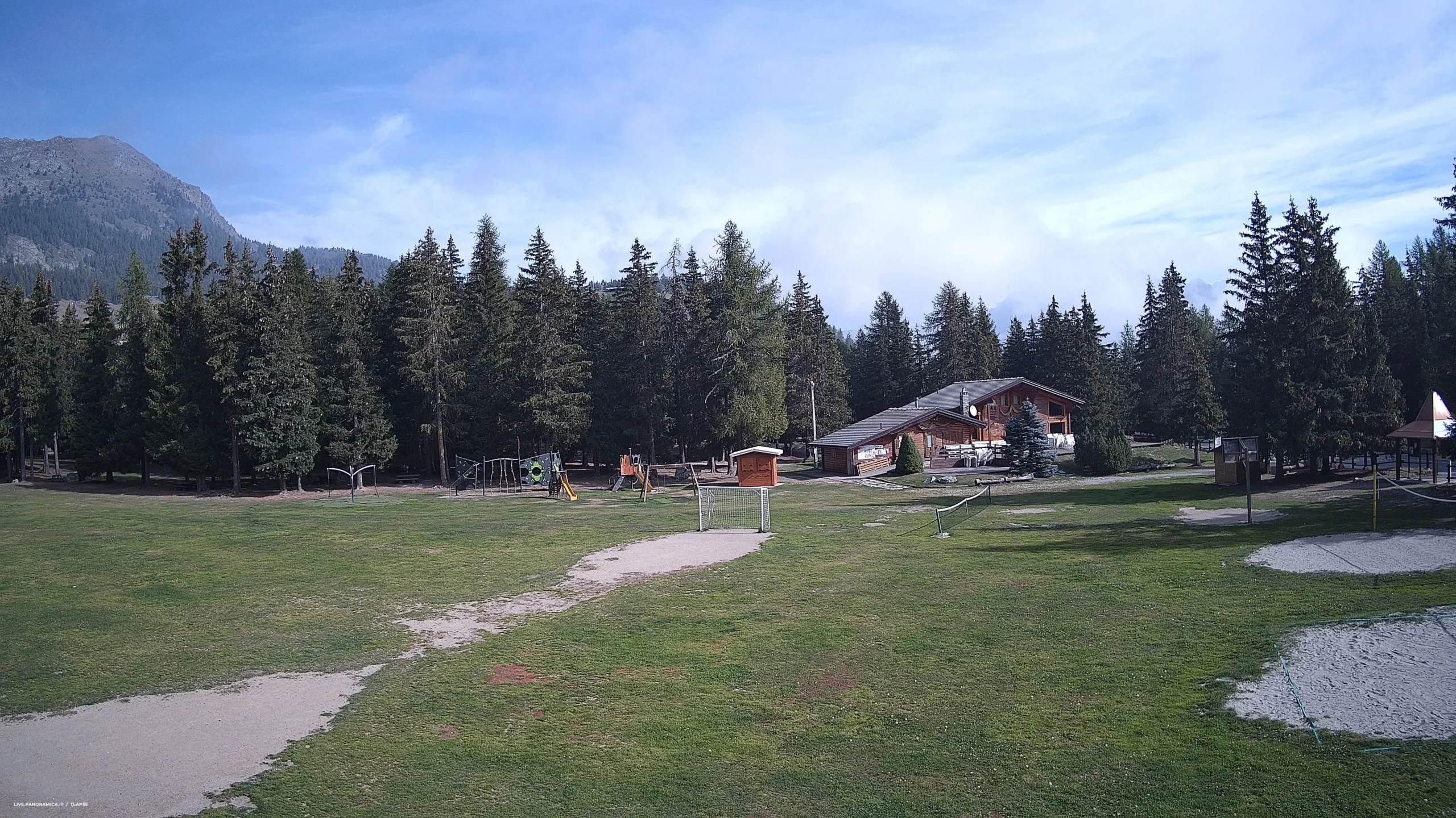 Webcam Torgnon – Sci Nordico – Plan Prorion Valle d'Aosta in diretta